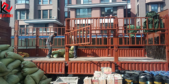 武漢江夏區某小區車庫頂板回填陶粒